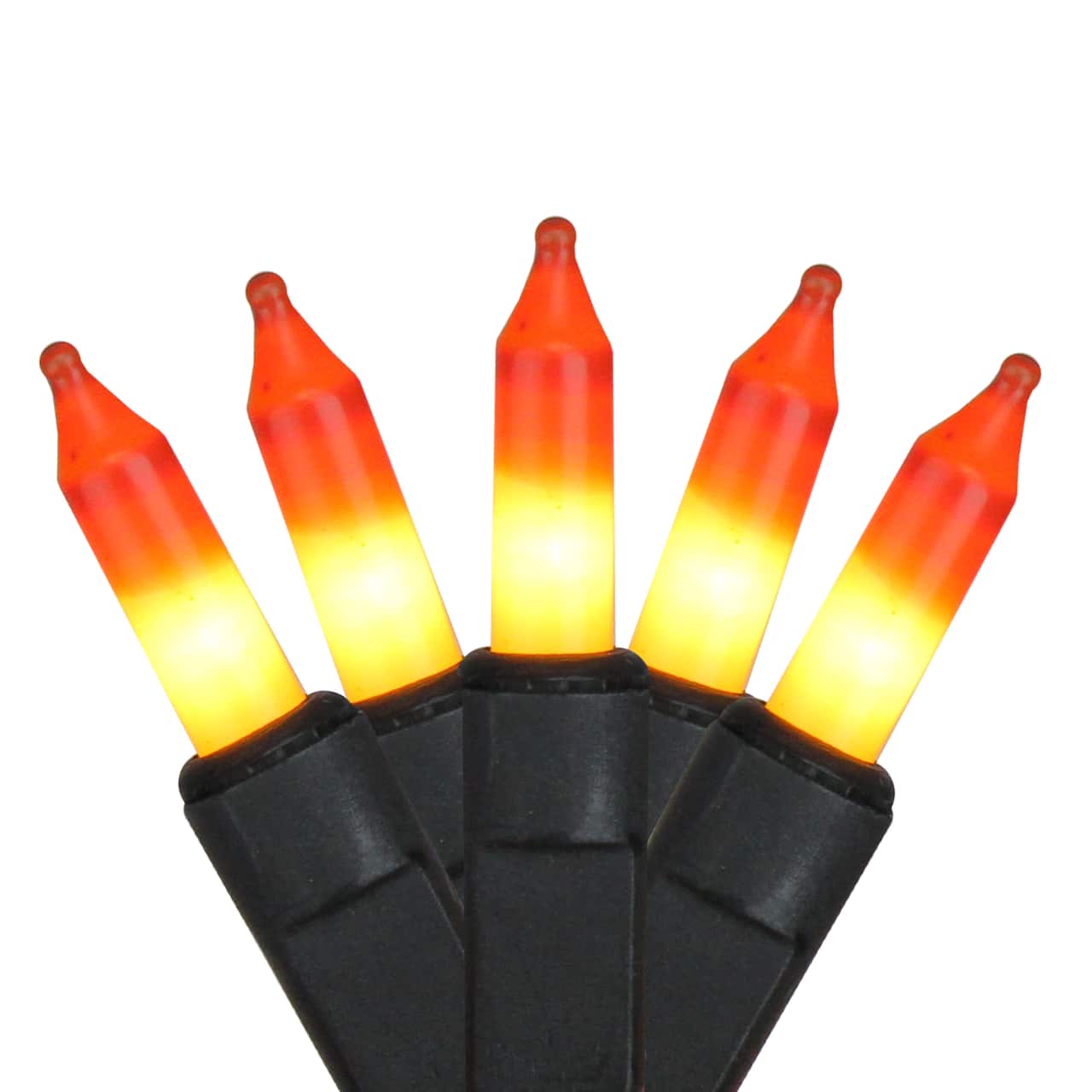 50ct. Yellow & Orange Candy Corn Mini Halloween Light Set